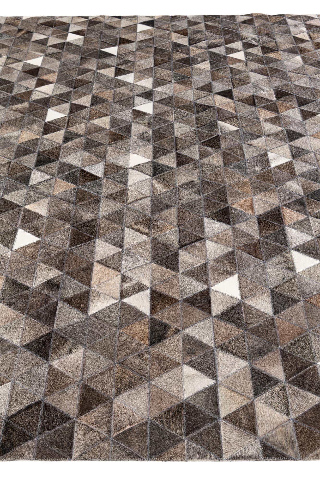 245cm x 305cm Cowhide Stocks Alfombra