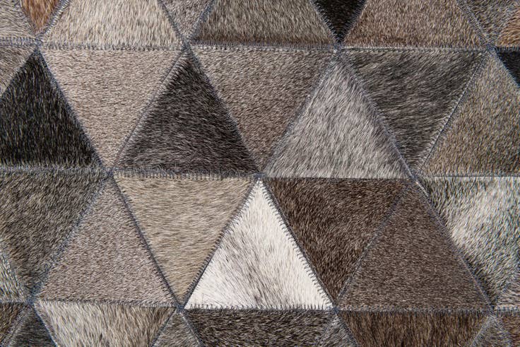 Detail image of 245cm x 305cm Cowhide Stocks Alfombra