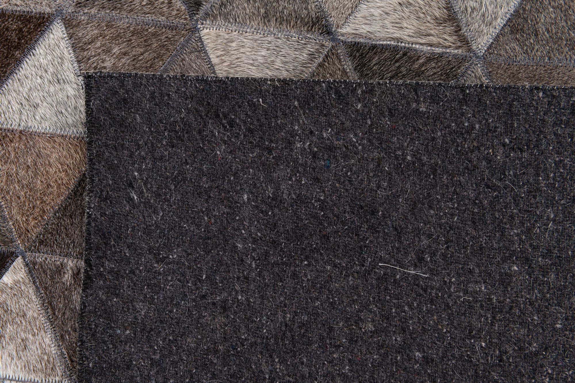 245cm x 305cm Cowhide Stocks Alfombra