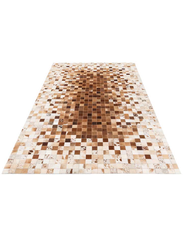 4' 11 x 8' Cowhide Stocks Rug