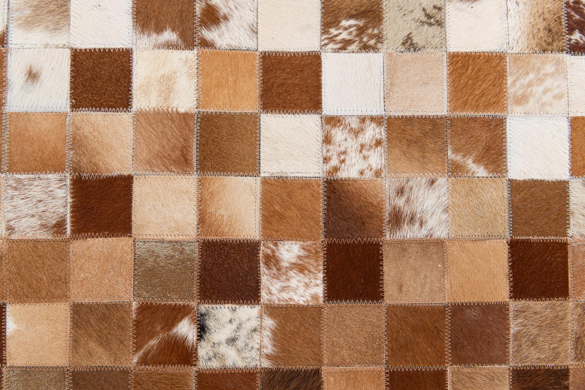 4' 11 x 8' Cowhide Stocks Rug