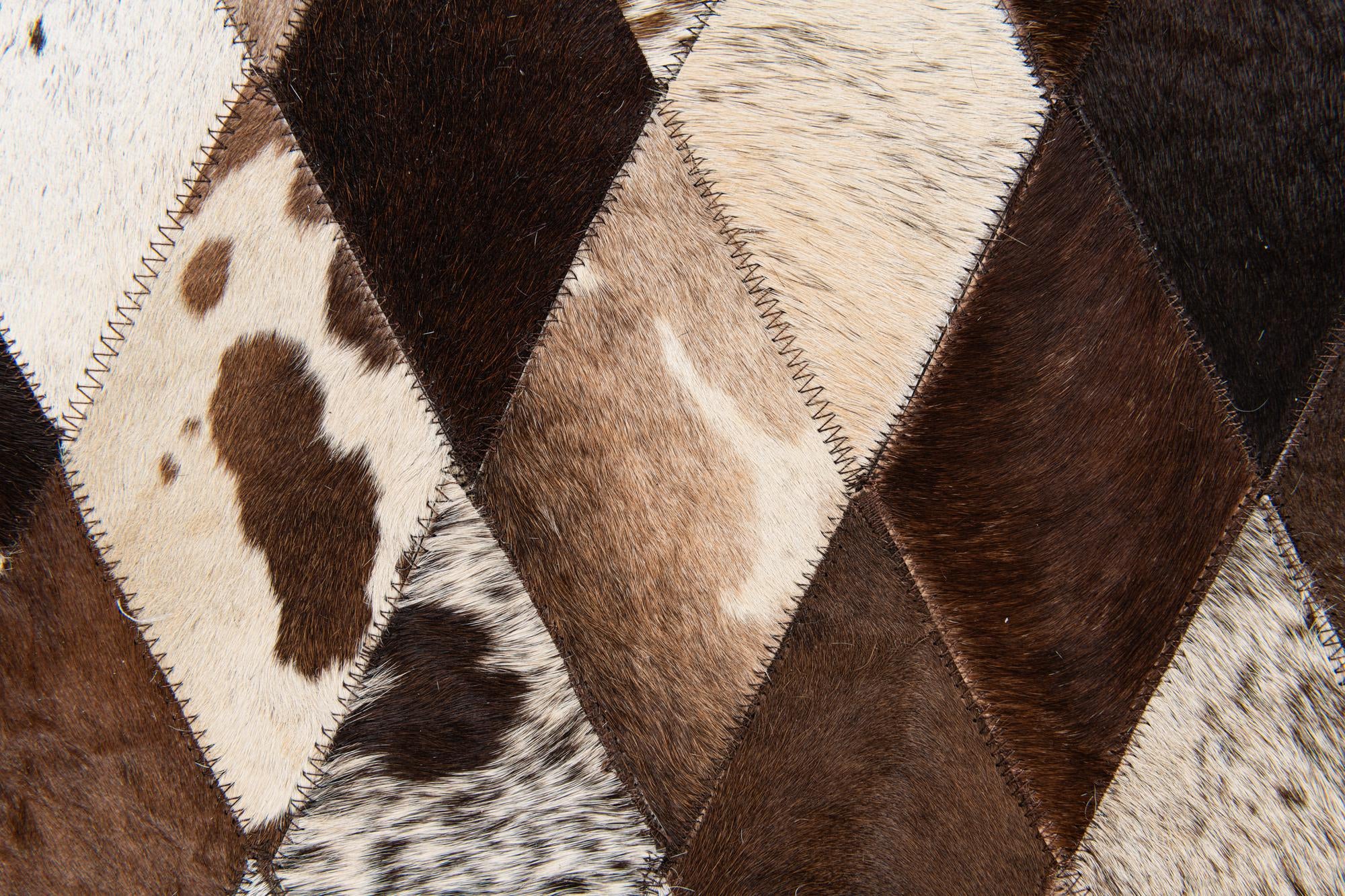 6' 9 x 9' 9 Cowhide Stocks Rug