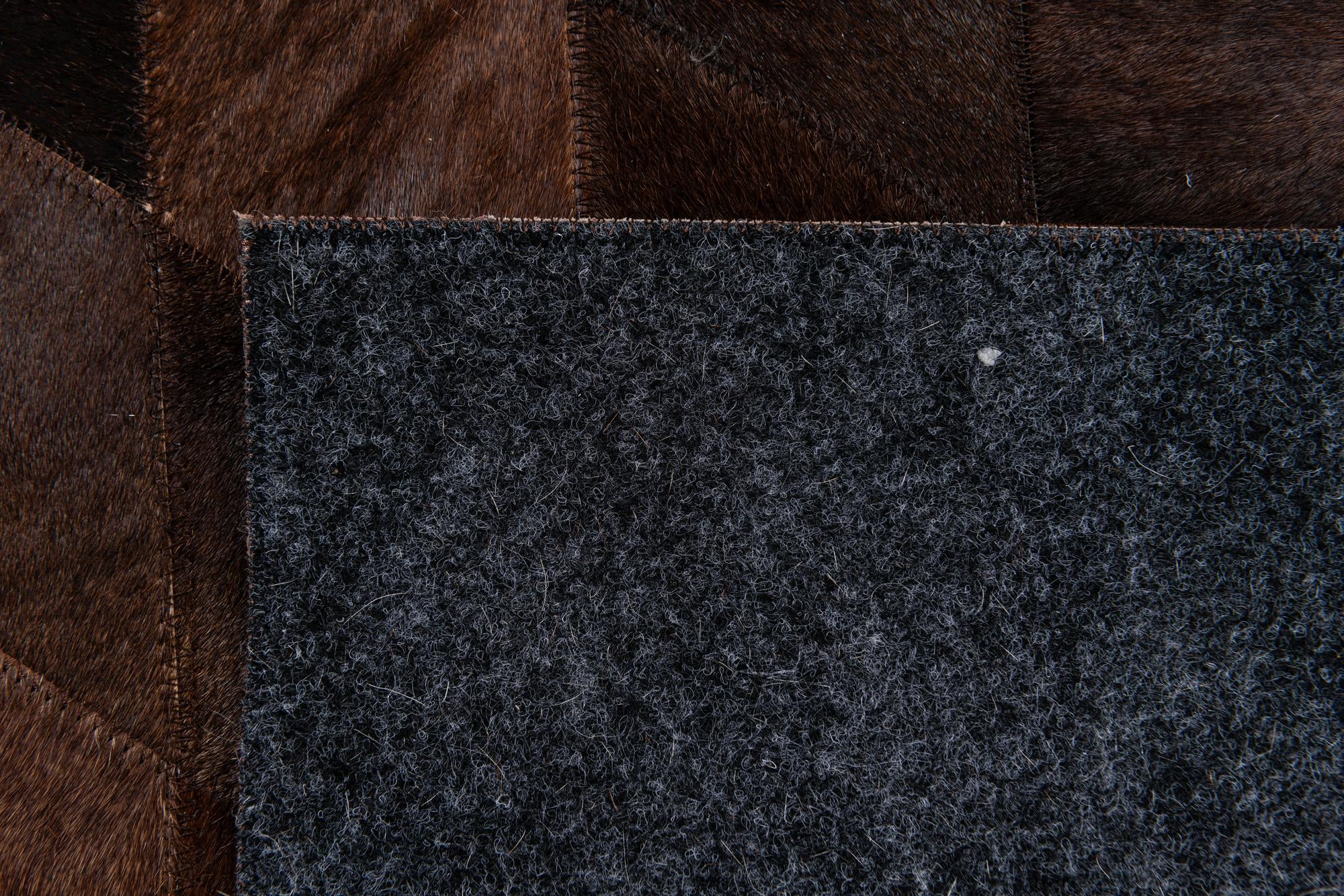 4' 8 x 6' 7 Cowhide Stocks Rug