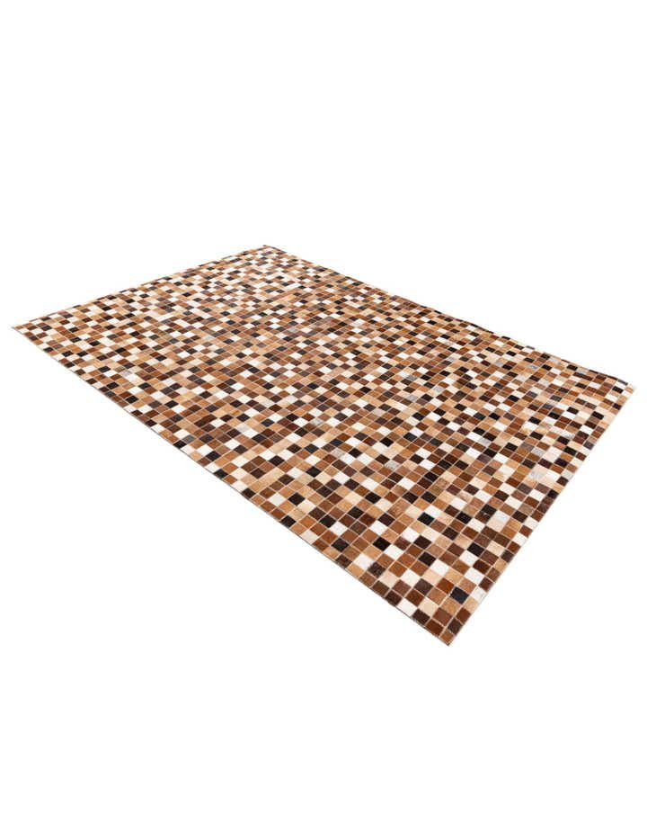 4' 8 x 6' 8 Cowhide Stocks Rug