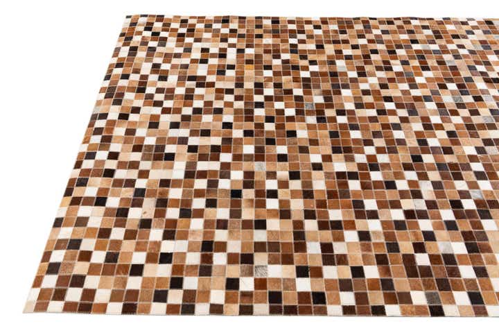 4' 8 x 6' 8 Cowhide Stocks Rug