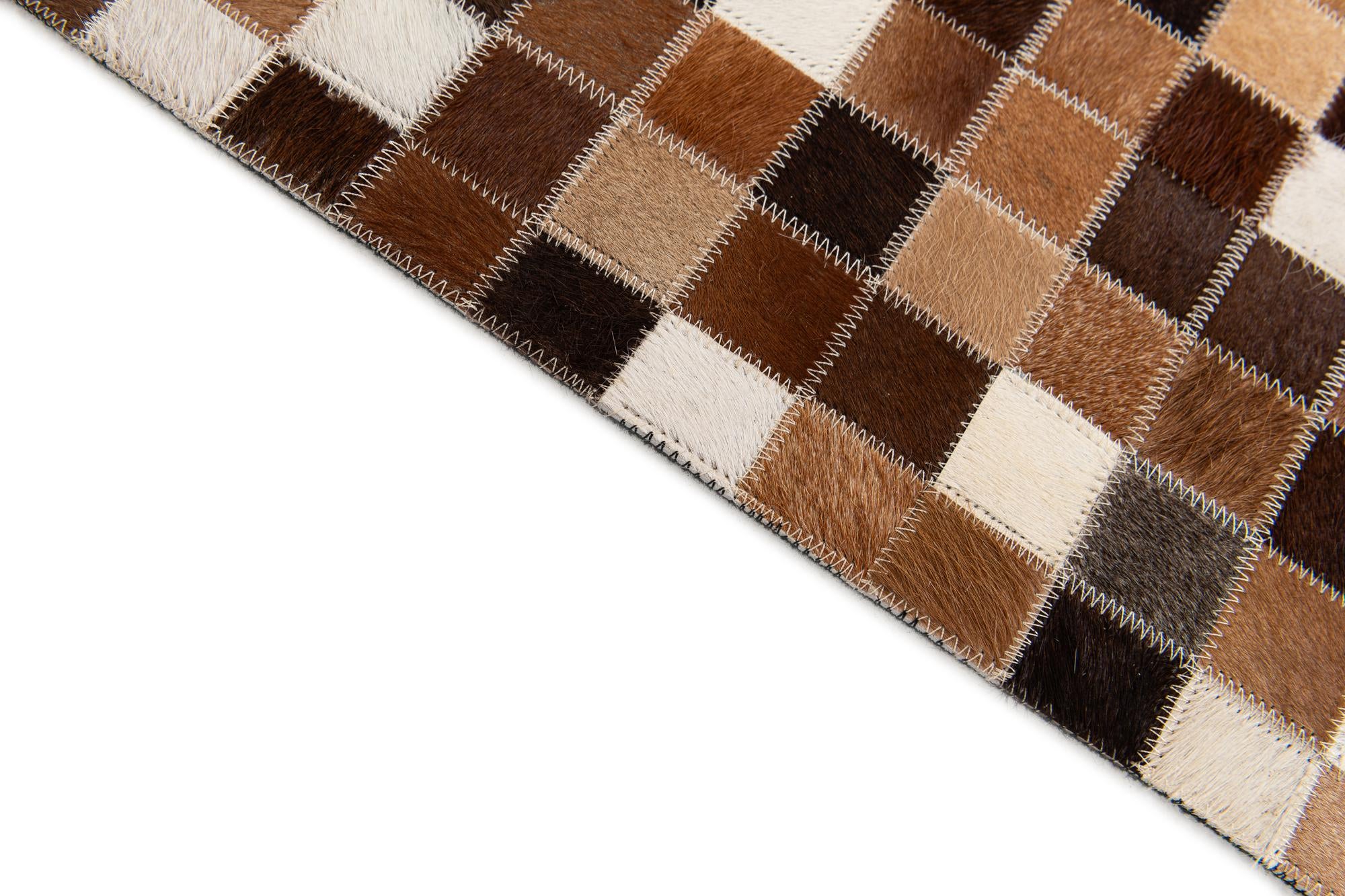4' 8 x 6' 8 Cowhide Stocks Rug