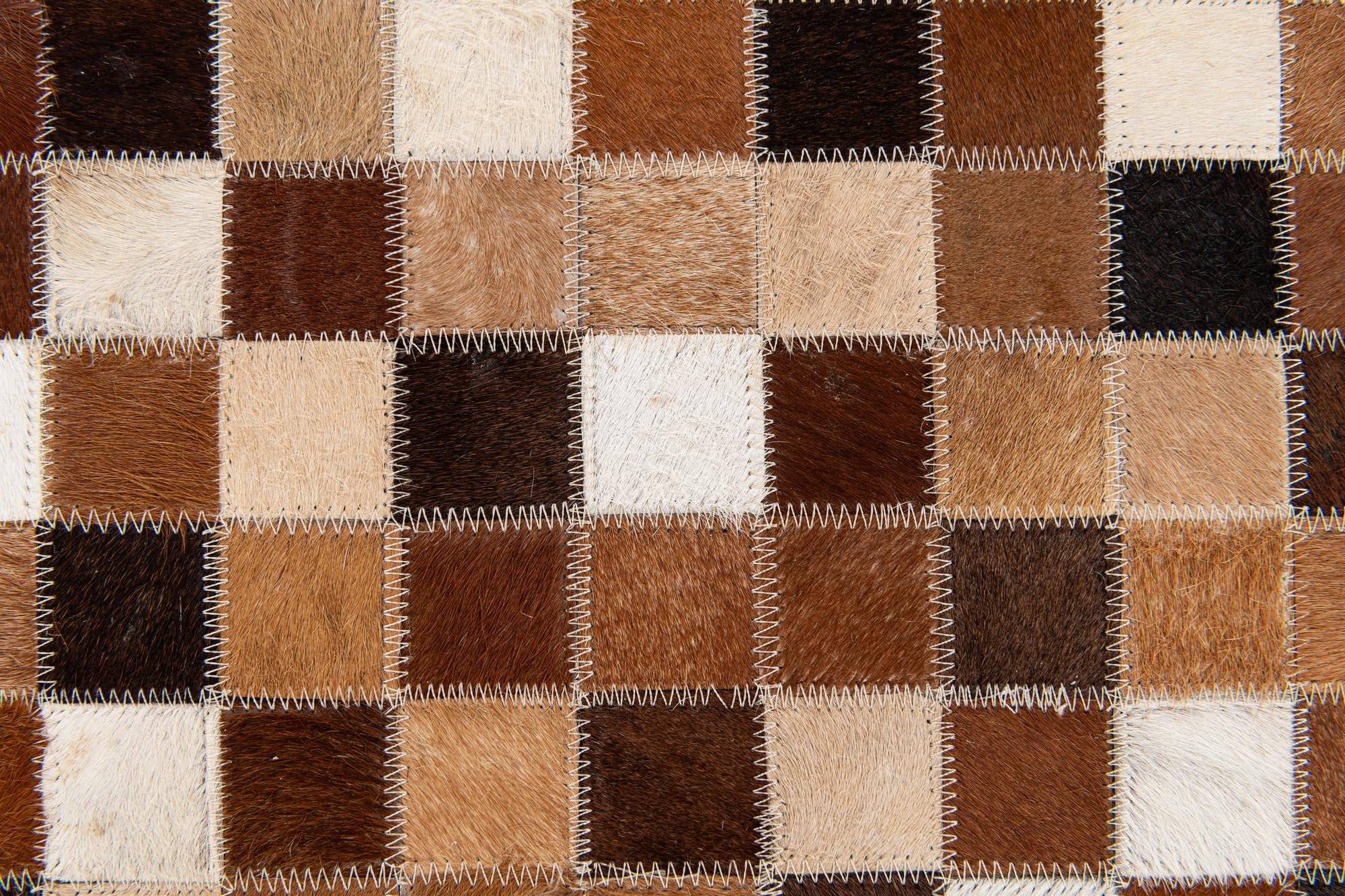 4' 8 x 6' 8 Cowhide Stocks Rug