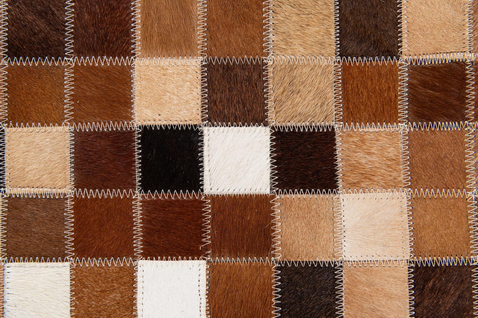 4' 9 x 6' 8 Cowhide Stocks Rug