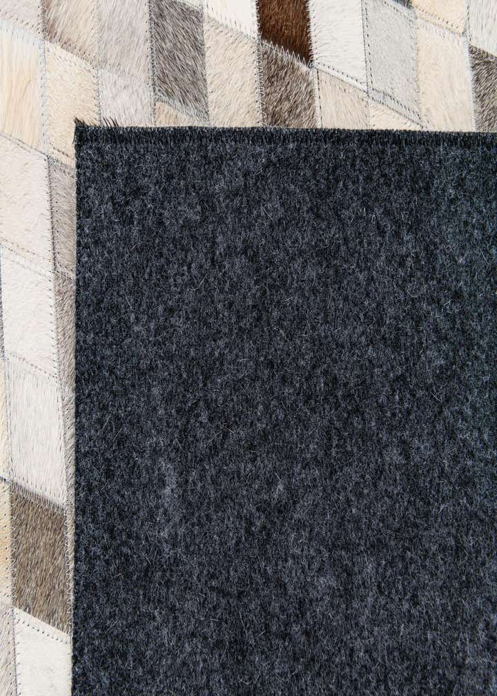 4' 7 x 6' 7 Cowhide Stocks Rug