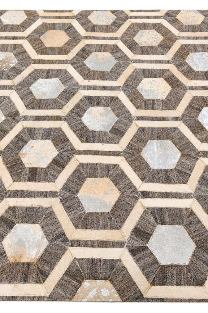 4' 1 x 6' 1 Cowhide Stocks Rug