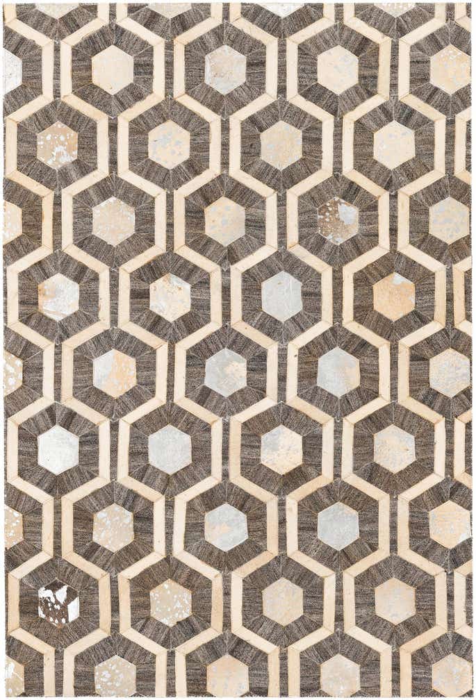 4' 1 x 6' 1 Cowhide Stocks Rug