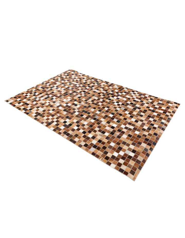 3' 11 x 5' 11 Cowhide Stocks Rug