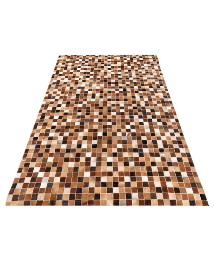 3' 11 x 5' 11 Cowhide Stocks Rug