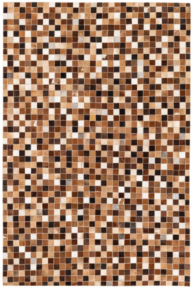 Detail image of 3' 11 x 5' 11 Cowhide Stocks Rug