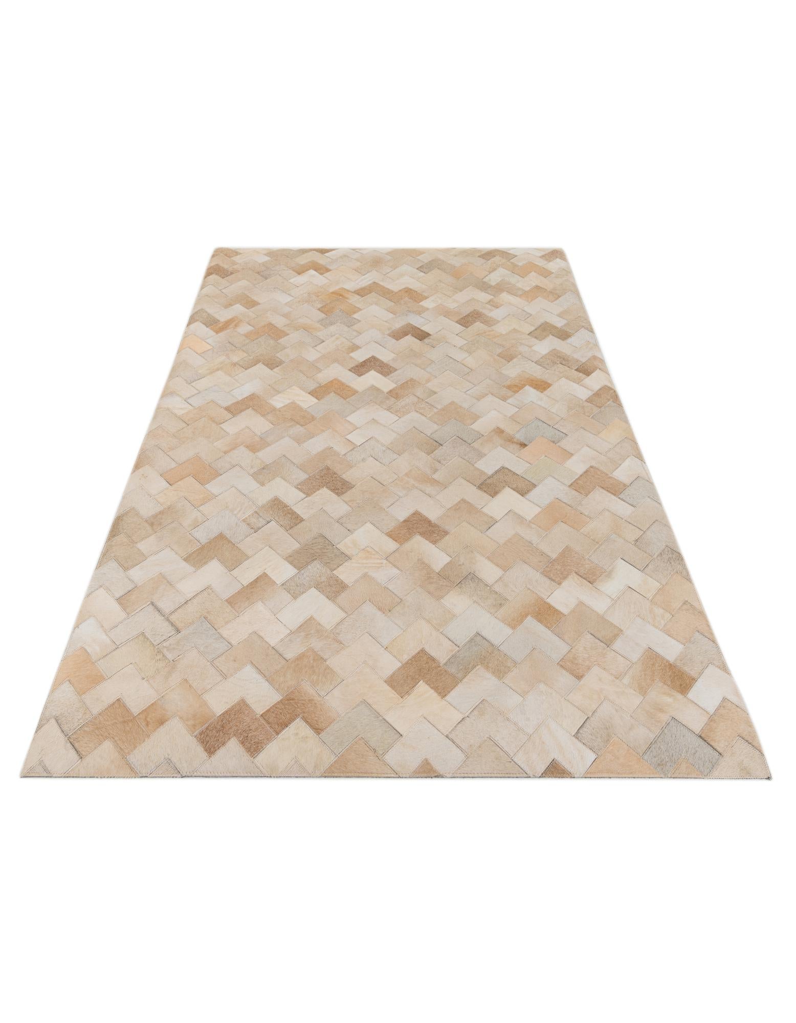 4' 1 x 6' Cowhide Stocks Rug