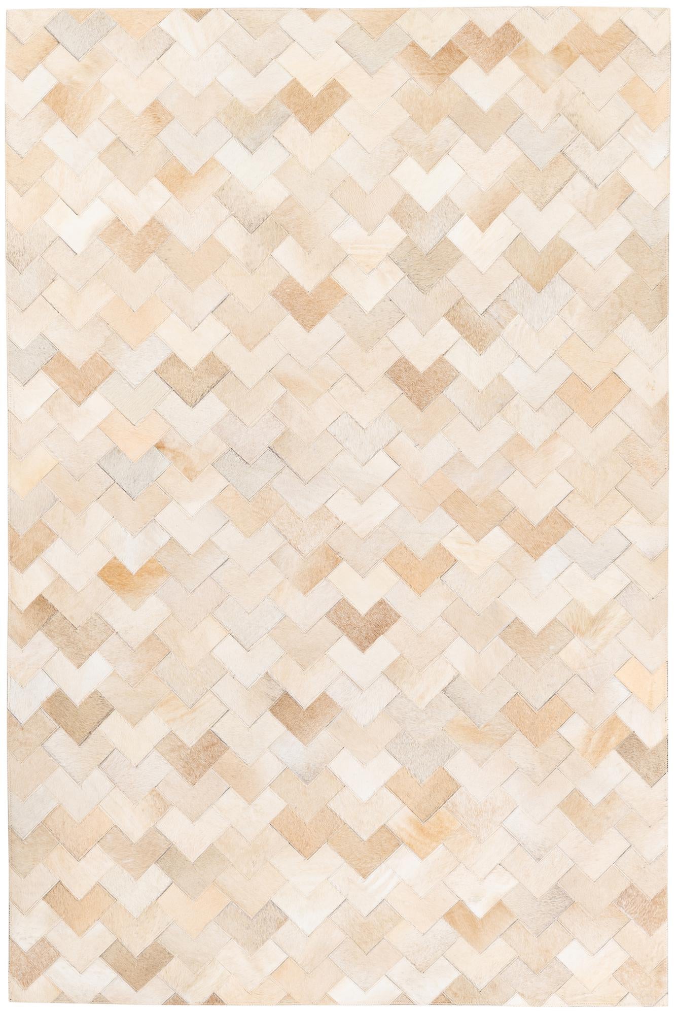 4' 1 x 6' Cowhide Stocks Rug