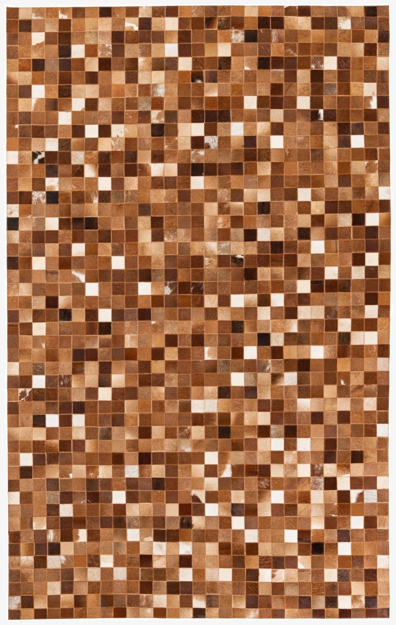 5' 1 x 8' 1 Cowhide Stocks Rug