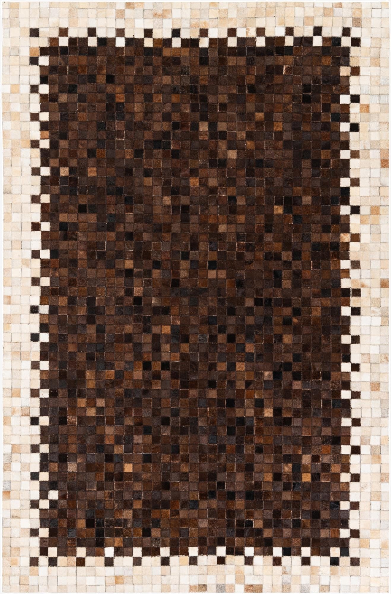 5' 2 x 7' 11 Cowhide Stocks Rug