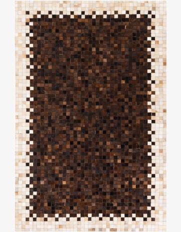 5' 2 x 7' 11 Cowhide Stocks Rug
