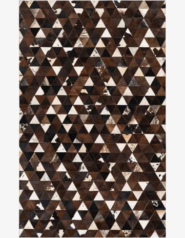5' x 8' 1 Cowhide Stocks Rug