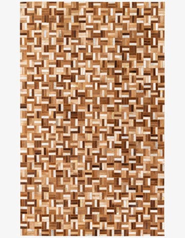 5' x 8' Cowhide Stocks Rug