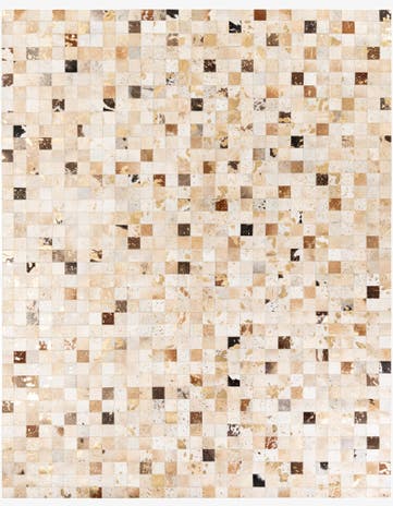 7' 10 x 9' 10 Cowhide Stocks Rug