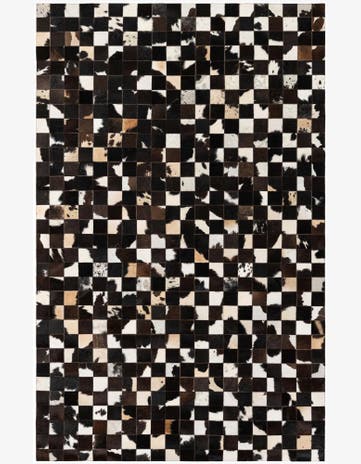 5' x 7' 11 Cowhide Stocks Rug