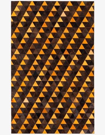 5' x 8' Cowhide Stocks Rug