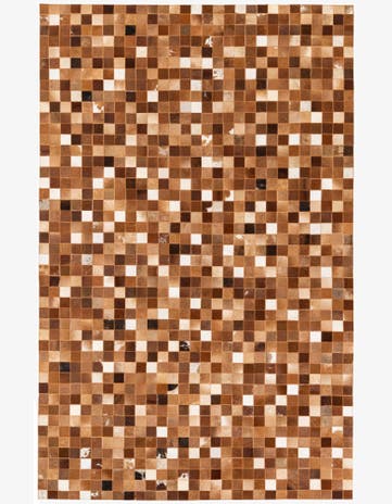 5' 1 x 7' 11 Cowhide Stocks Rug
