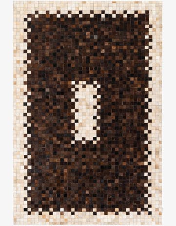 5' 2 x 7' 11 Cowhide Stocks Rug