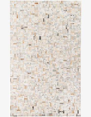 4' 11 x 8' 1 Cowhide Stocks Rug