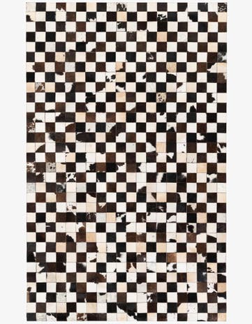 5' x 8' Cowhide Stocks Rug