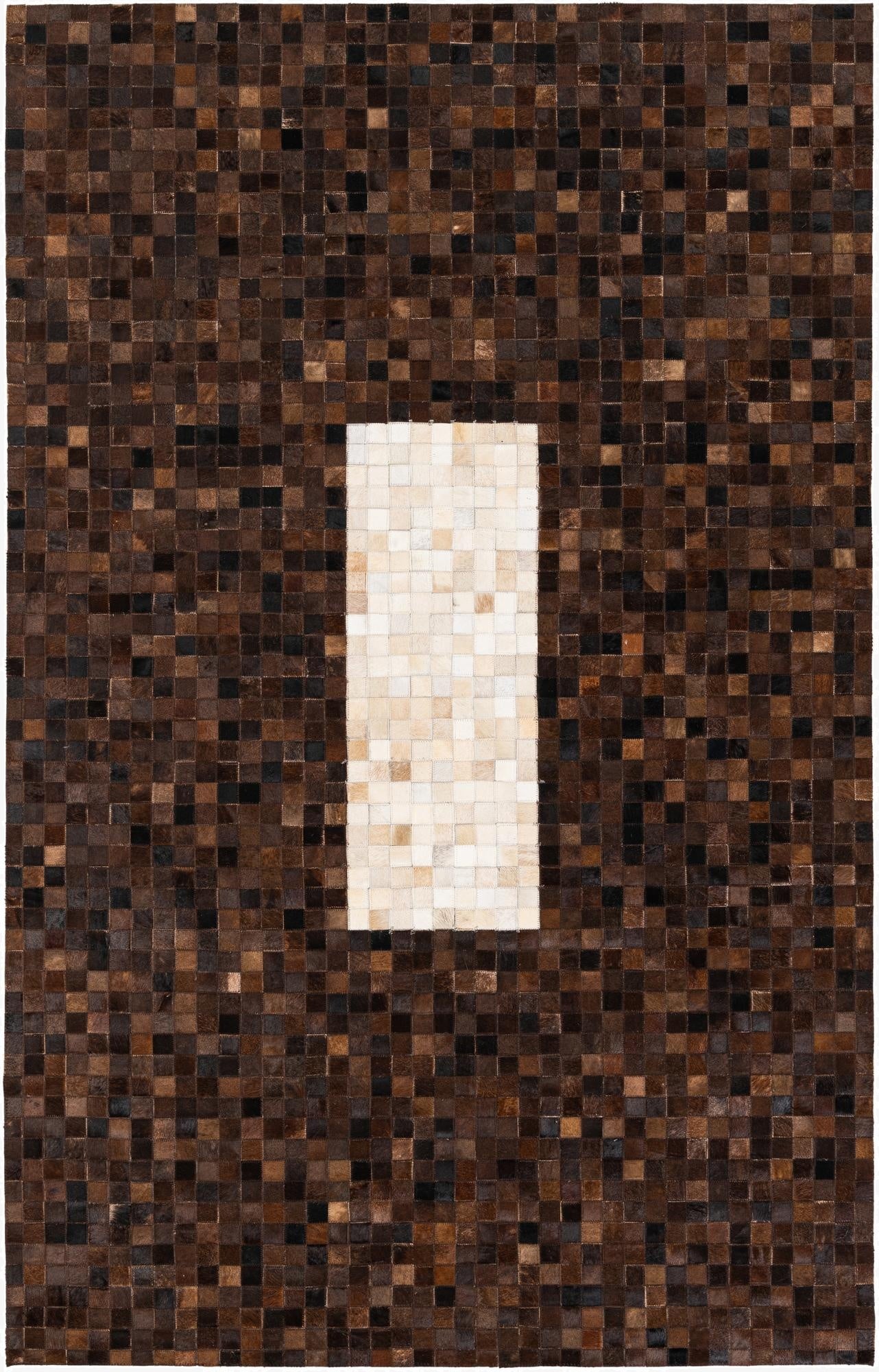 5' x 7' 11 Cowhide Stocks Rug
