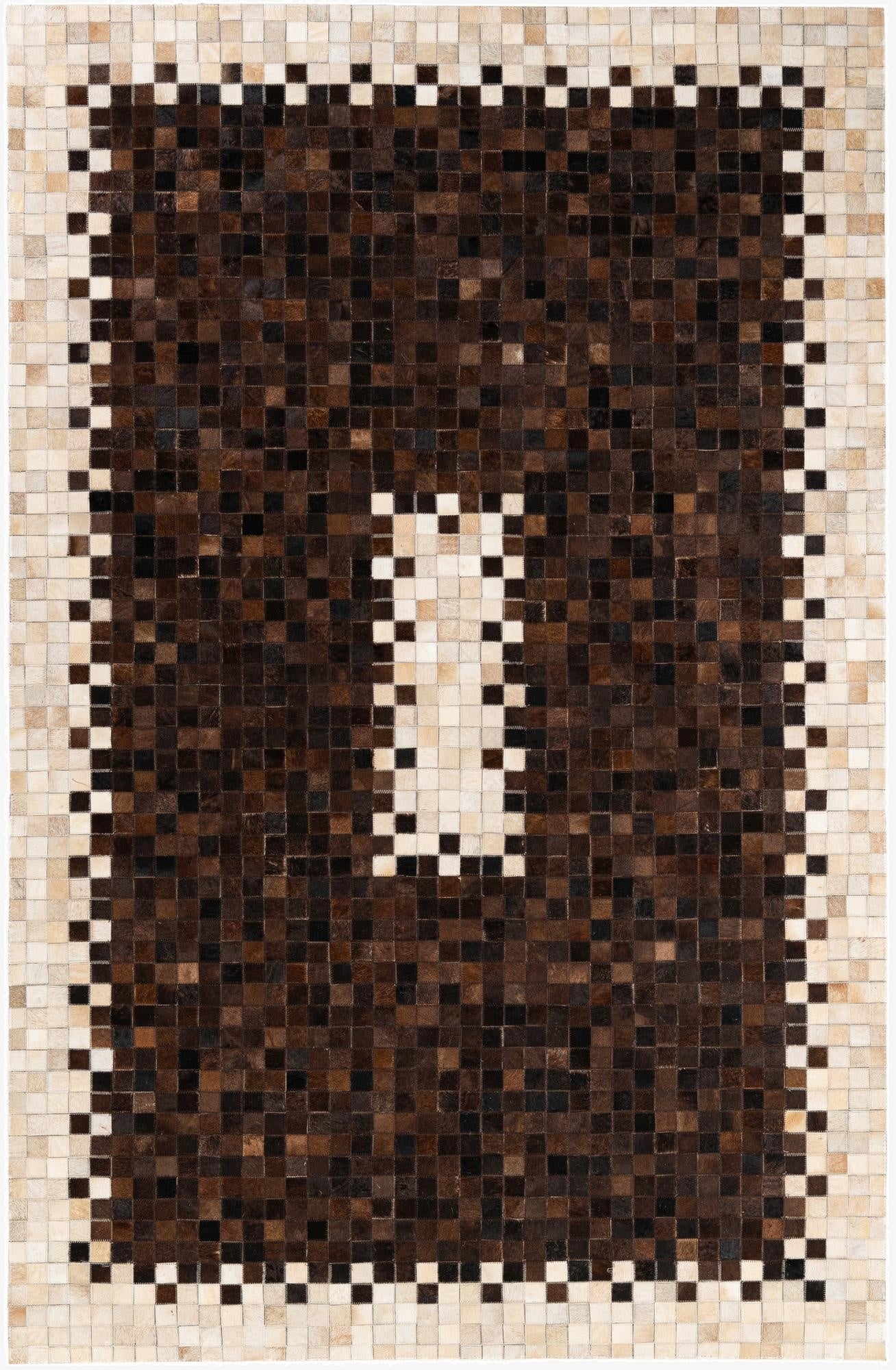5' 2 x 7' 11 Cowhide Stocks Rug