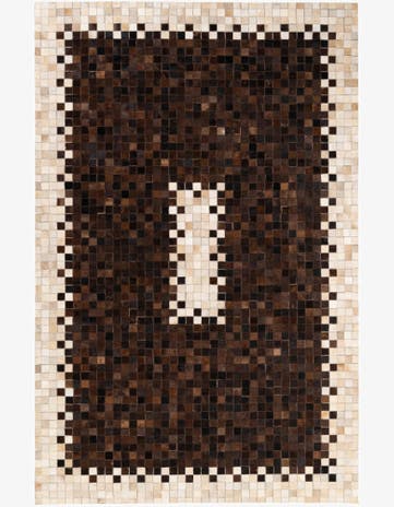 5' 2 x 7' 11 Cowhide Stocks Rug