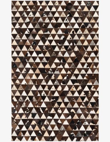 5' x 8' Cowhide Stocks Rug
