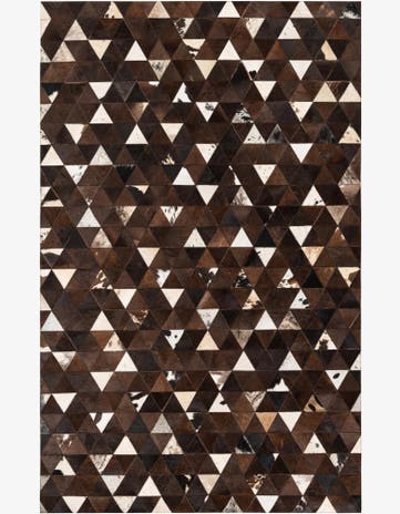 5' x 8' Cowhide Stocks Rug