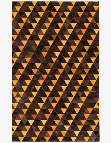 5' x 8' 1 Cowhide Stocks Rug