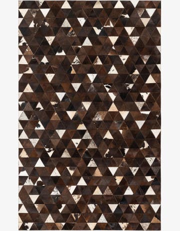 5' x 8' 1 Cowhide Stocks Rug
