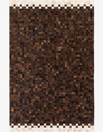 5' 1 x 7' 10 Cowhide Stocks Rug