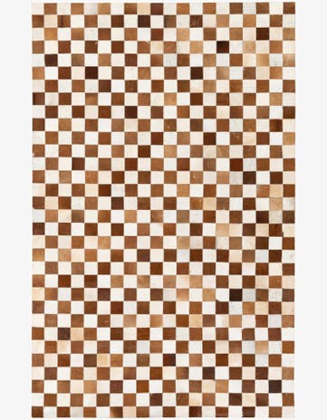 5' x 7' 11 Cowhide Stocks Rug