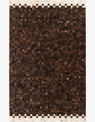 5' x 7' 11 Cowhide Stocks Rug