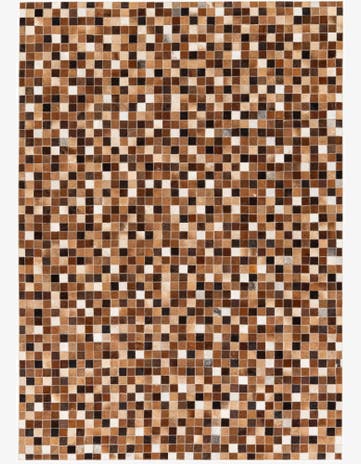 4' 8 x 6' 8 Cowhide Stocks Rug