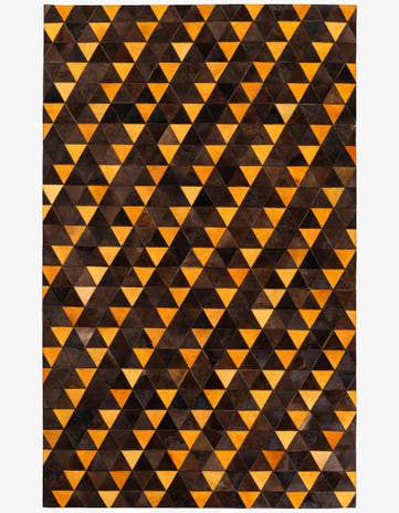 5' x 8' Cowhide Stocks Rug