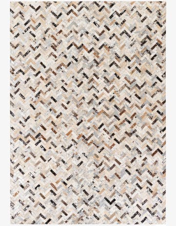 5' 2 x 7' 6 Cowhide Stocks Rug