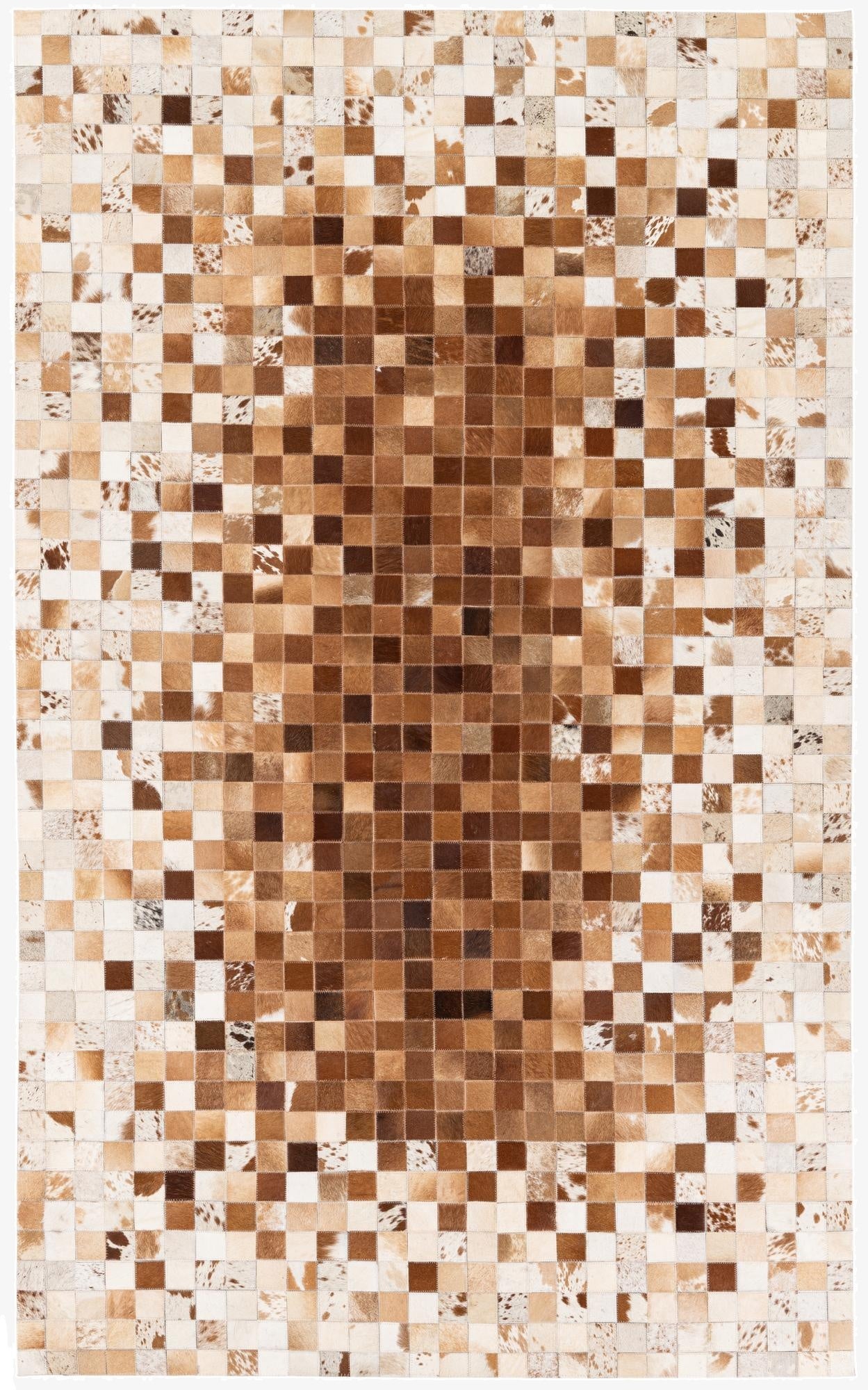 4' 11 x 8' Cowhide Stocks Rug