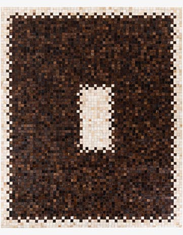 8' x 9' 9 Cowhide Stocks Rug