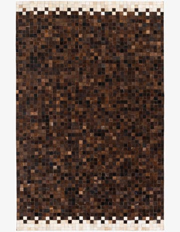 5' 1 x 8' 1 Cowhide Stocks Rug