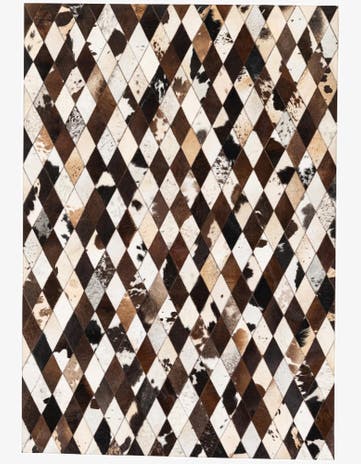 4' 8 x 6' 9 Cowhide Stocks Rug