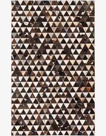 4' 11 x 8' Cowhide Stocks Rug